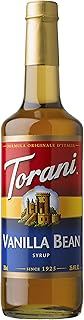 Torani Vanilla Bean Syrup for Drinks, 25.4 Ounce