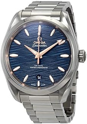 Omega Seamaster Aqua Terra Co-Axial Master Chronometer Automatic Blue Dial Men's Watch 220.10.38.20.03.002