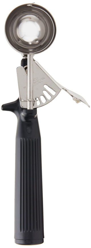 Ice Cream Disher with Black Handle by Winco – 30, 1.0 ounces, Stainless Steel, Model ICOP-30