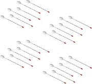 Adcraft Bar Spoons used for Stirring and Mixing 11" Long, Set of 24 Spoons, Stainless Steel