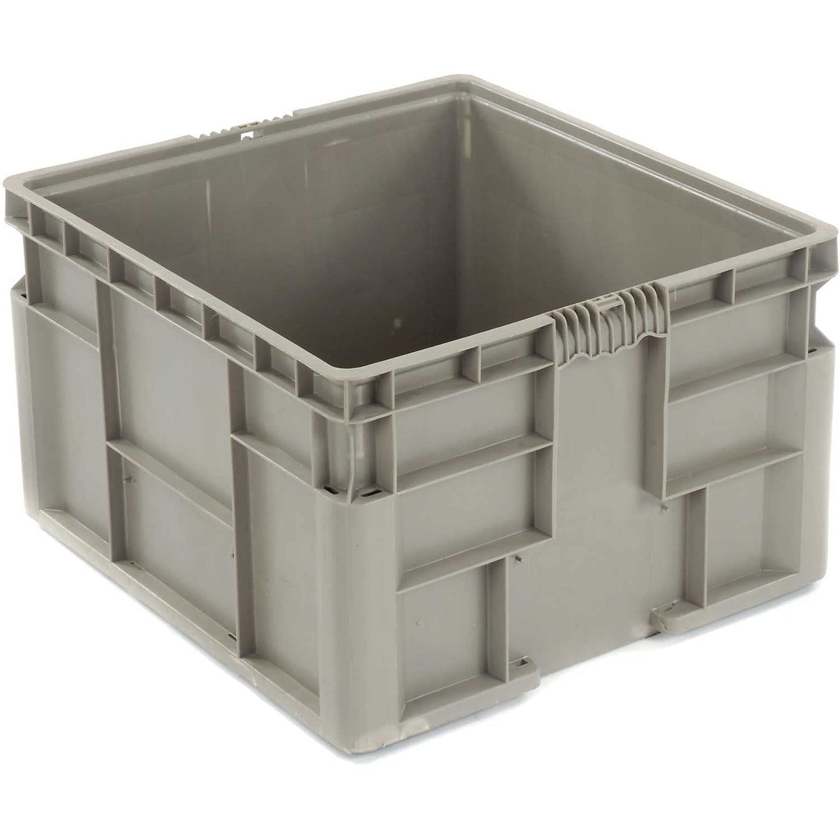 Straight Wall Container Solid NRSO2422-14 - 24 x 22-1/2 x 14-1/ by Monoflo International – 150.0 pounds, Polyethylene (PE), Gray, Model 652747