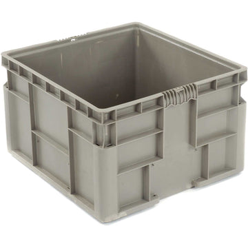 Straight Wall Container Solid NRSO2422-14 - 24 x 22-1/2 x 14-1/ by Monoflo International – 150.0 pounds, Polyethylene (PE), Gray, Model 652747
