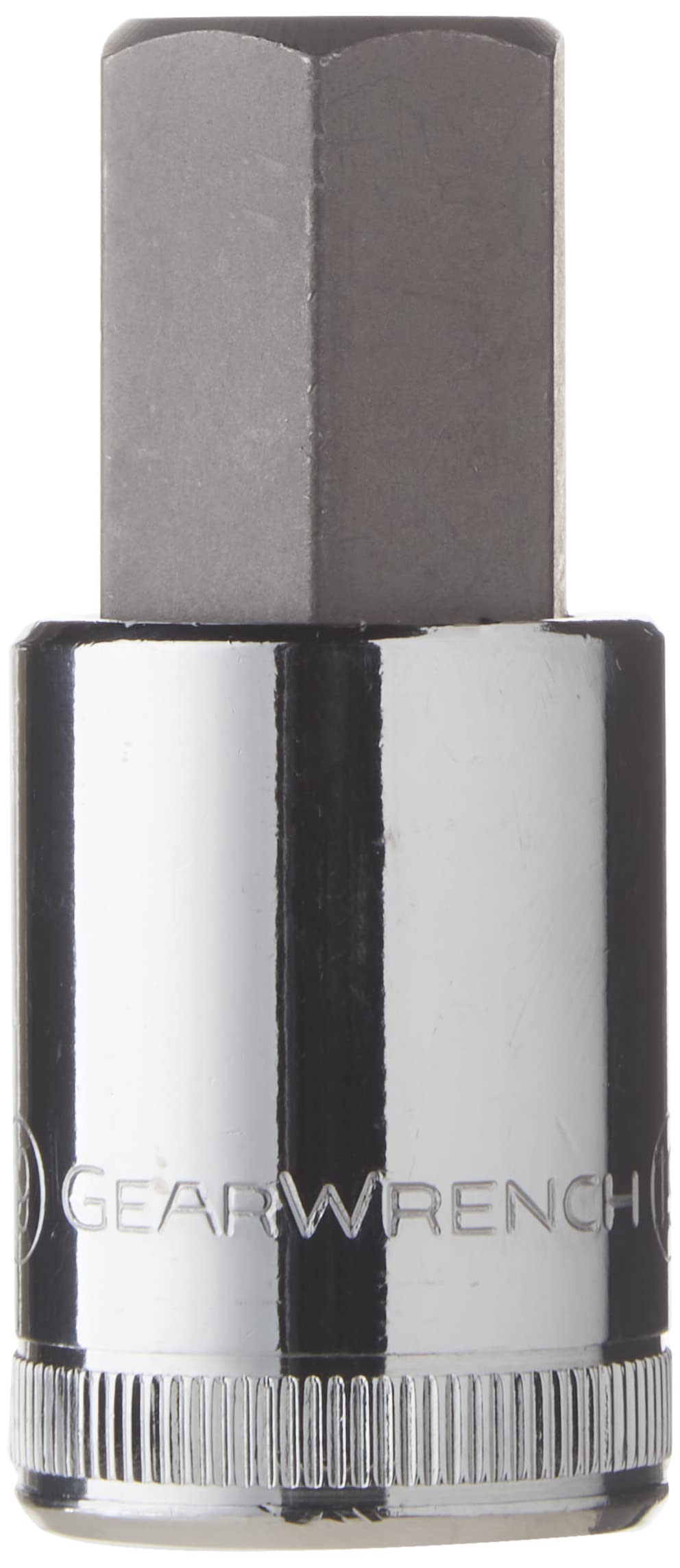 1/2" Drive Hex Bit Socket by GearWrench – 19-mm Bit, Alloy Steel, Chrome, Model 80664