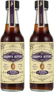 Scrappy's Bitters Lavender, 5 oz - Organic Ingredients, Finest Herbs & Zests, No Extracts, Artificial Flavors, Chemicals or Dyes. Made in the USA! (Pack of 2) | Organic Ingredients, Finest Herbs & Zests, No Extracts, Artificial Flavors, Chemicals or Dyes, Made in the USA