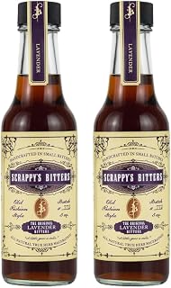 Scrappy's Bitters Lavender, 5 oz - Organic Ingredients, Finest Herbs & Zests, No Extracts, Artificial Flavors, Chemicals or Dyes. Made in the USA! (Pack of 2) | Organic Ingredients, Finest Herbs & Zests, No Extracts, Artificial Flavors, Chemicals or Dyes, Made in the USA