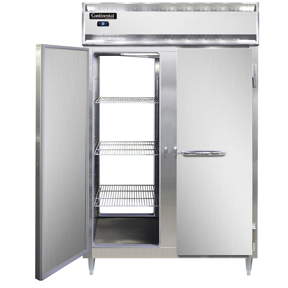 DL2R-SA-PT Designer Line Two Section Pass-Thru Refrigerator by Continental Refrigerator – Commercial Grade