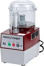 Robot Coupe R2B CLR Commercial Cutter Mixer With 2.9 Liter Clear Polycarbonate Batch Bowl, 1-HP, 120-Volts