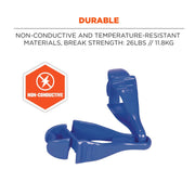 Squids Grabber Clip by Ergodyne – 100 Count (Pack of 1), Copolymer, Blue, Model 19117