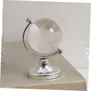 Globe Design Crystal Ball Solid and Long-lasting World Map Globe for Desk Table Top Decor by FELTECHELECTR – artificial crystal, Multi, Model XDRZM48H18DYZ4309I