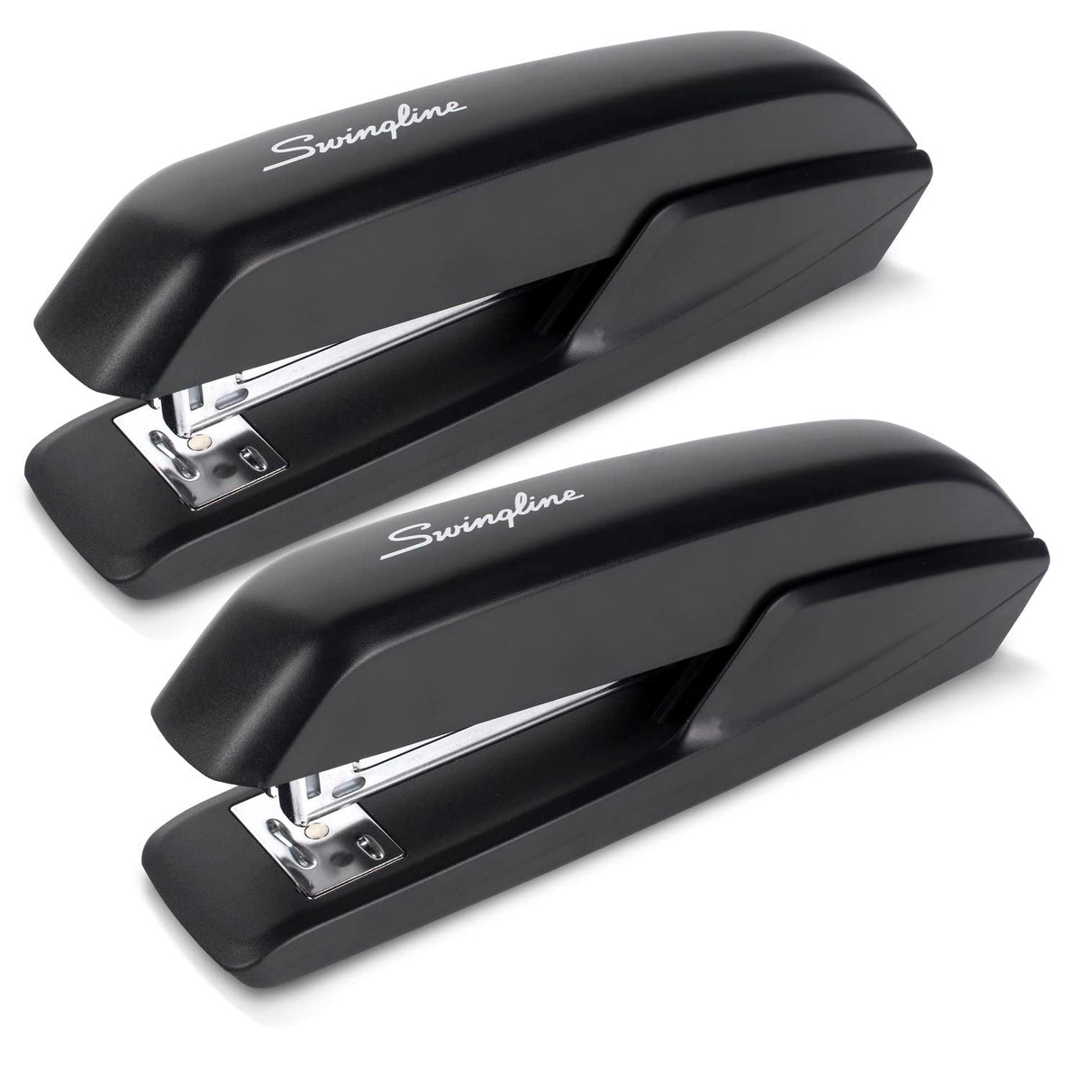 Standard Stapler by Swingline – Pack of 2, Plastic, Black, Model S7054501AZ