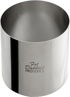 Fat Daddio's Stainless Steel Round Cake & Pastry Ring, 3 x 3 Inch