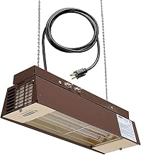 TPI FFH912B FFH Series Electric Utility Infrared Heater, 450/900W, 8 Amps