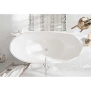 Ines Soaking Bathtub by Lighting Design – White