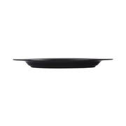 18" x 14" Black Oval Heavy-Duty Wide Rim Melamine Plastic Serving Platter by Elite Global Solutions – 18" x 14", Melamine, Black, Model M18OV-B