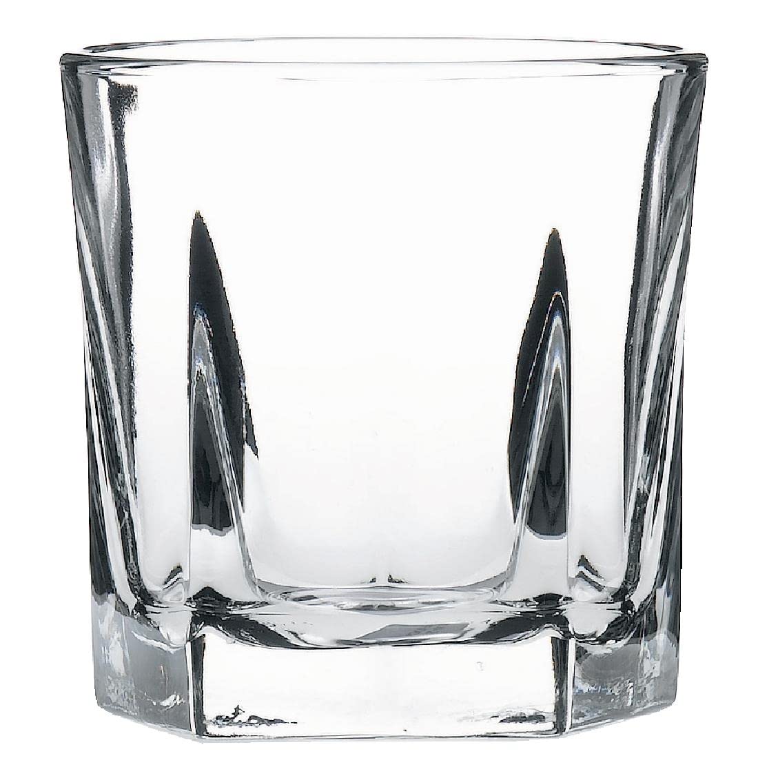 RLBW001 Inverness Lock No. 15481 (Pack of 6) by Libbey – 3.4 inches x 3.5 inches, 0.26 liters, Glass, Clear, Pack of 6