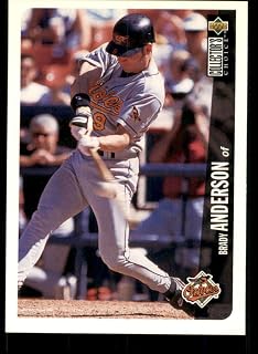 Baseball MLB 1996 Collector's Choice #462 Brady Anderson #462 NM Orioles