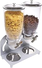 Cal-Mil 3510-2-39 Colored Turn and Serve Dispenser, 18.5" Height, 12.25" Width, 6" Length, Chrome