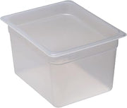Cambro 28PP190 Food Pan 1/2 X 8" Polypropylene Translucent Case Qty 6