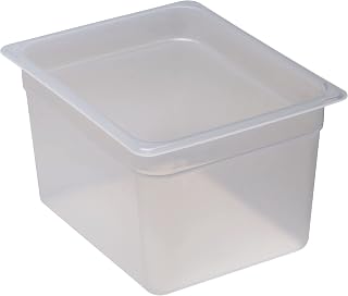 Cambro 28PP190 Food Pan 1/2 X 8" Polypropylene Translucent Case Qty 6