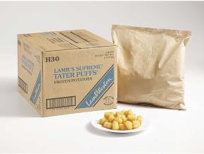 Lamb Weston Supreme Hash Browns and Formed Tater Puff, 5 Pound -- 6 per case.