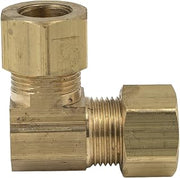 BrassCraft 65-4 1/4 O.D. by 1/4 O.D. Union Elbow, Rough Brass