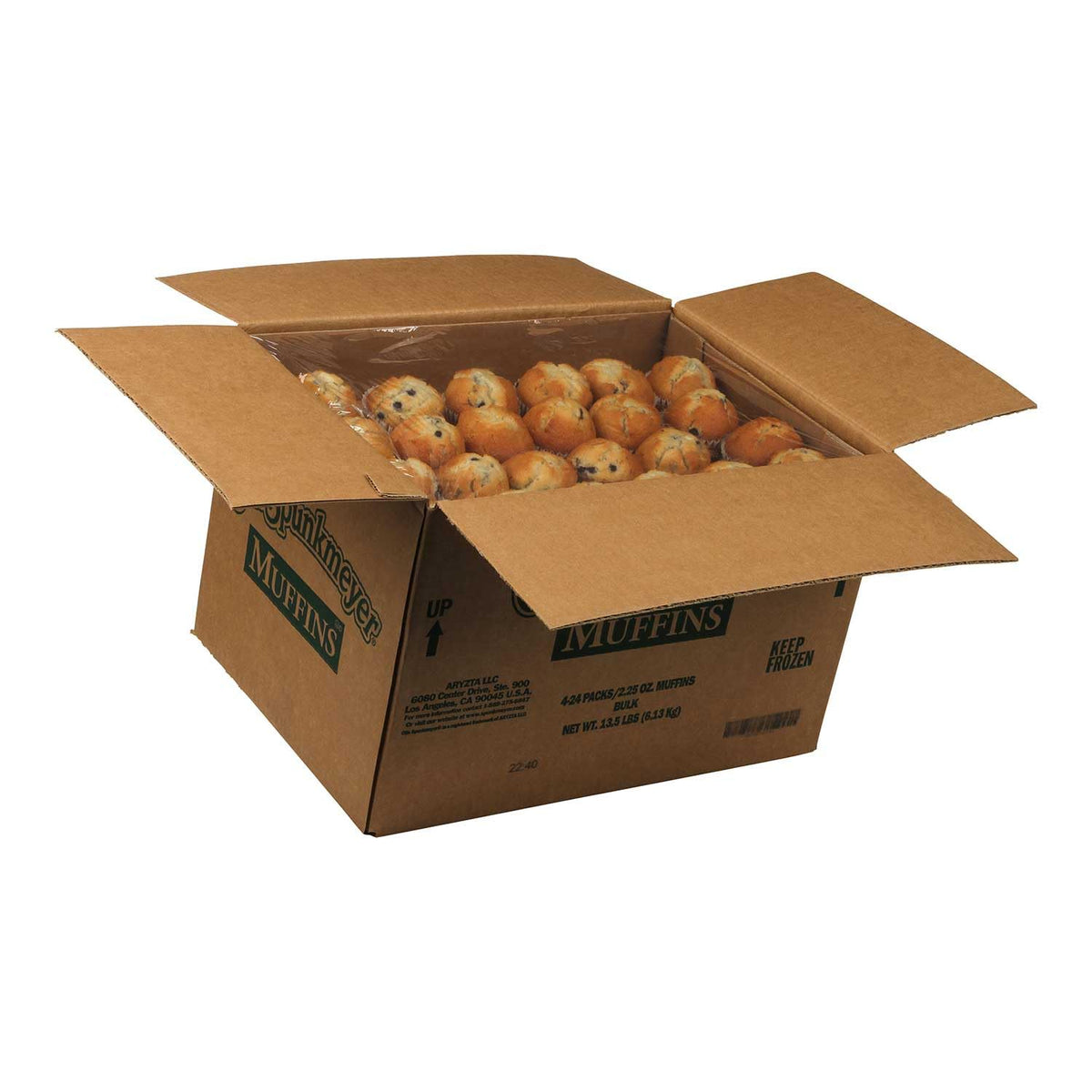 Delicious Essentials Blueberry Muffin by Otis Spunkmeyer – Pack of 96