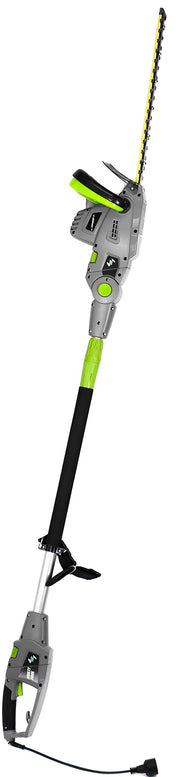 2-in-1 Convertible Pole Hedge Trimmer by Earthwise – 4-in-1 Pole Hedge/Chainsaw, Gray, Model CVP41810