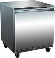 UCF-26-HC Freezer, Undercounter, One-Section, 6.5 cu. ft. Capacity, Self-Closing Solid Door, Stainless Steel, Digital Thermostat, Compact Freezer for Restaurant Kitchen