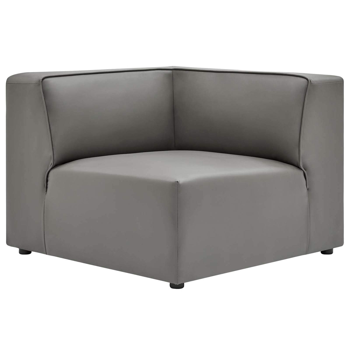 Modway Grey / Modern / Corner Chair Sofas & Couches