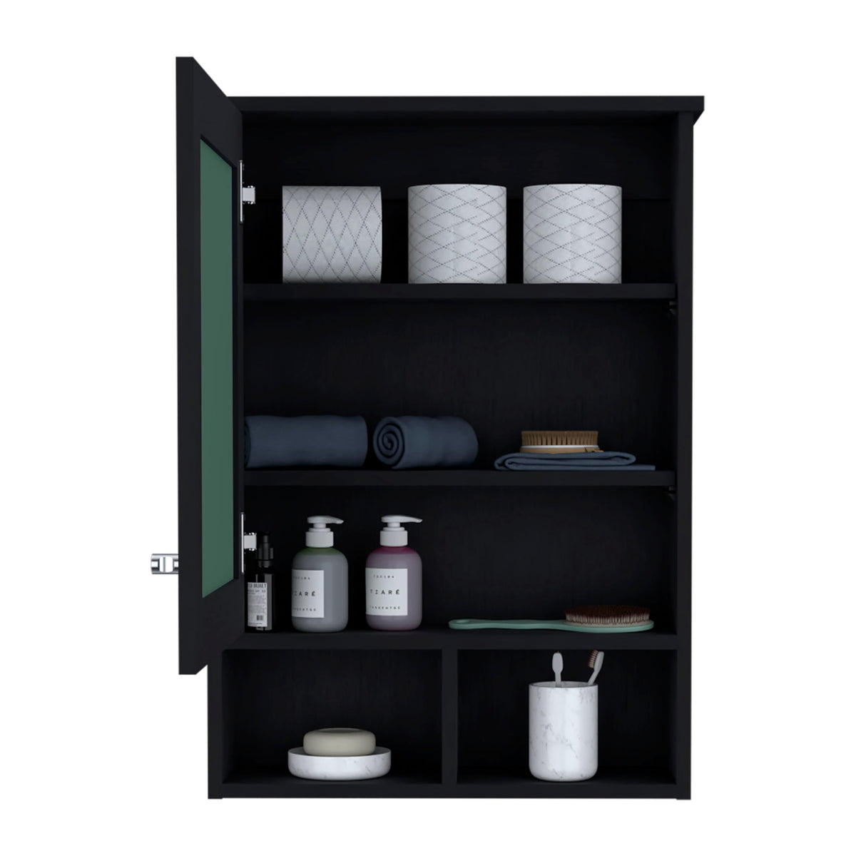 Tuhome Black Wenge / Modern / 1 Medicine Cabinets