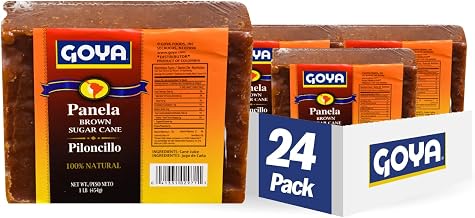 Goya Foods Panela Brown Sugar Cane, 16 Ounce (Pack of 24)