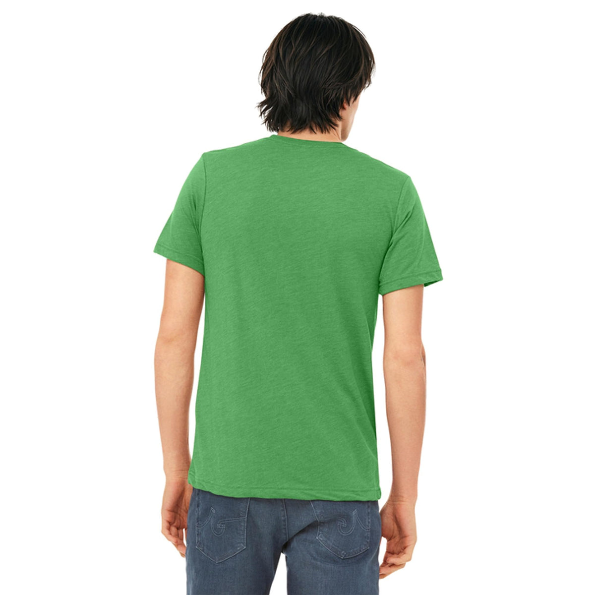 Bella + Canvas Medium / Green Triblend / Casual T-Shirts