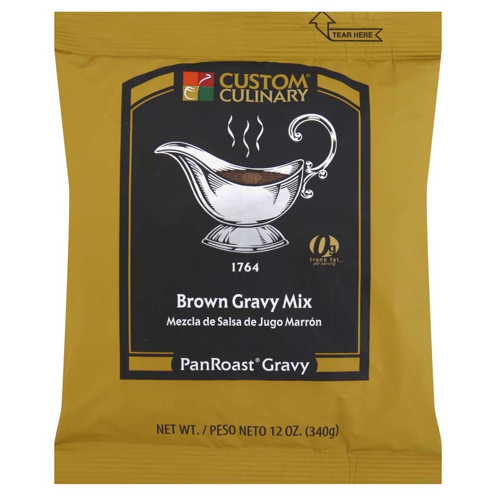 PanRoast Brown Gravy Mix by Custom Culinary – 12.0 Ounce (Pack of 8), Pack of 8