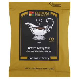 PanRoast Brown Gravy Mix by Custom Culinary – 12.0 Ounce (Pack of 8), Pack of 8
