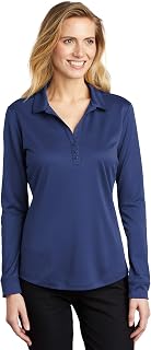 Port Authority Women's Silk Touch Performance Long-Sleeve Polo
