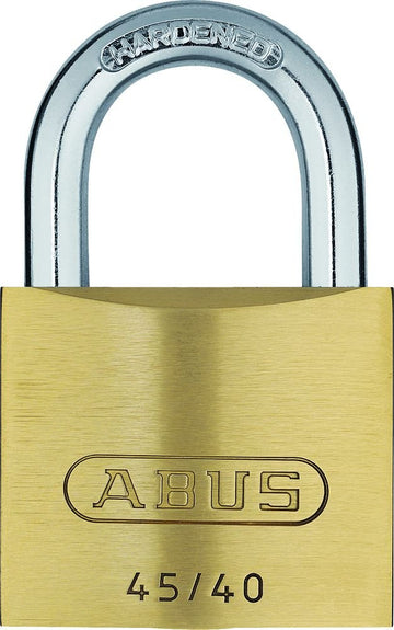 118241 Padlock Type 45/40 Brass Keys by ABUS – 40 mm, Brass, Set of 2, Model 4001-20