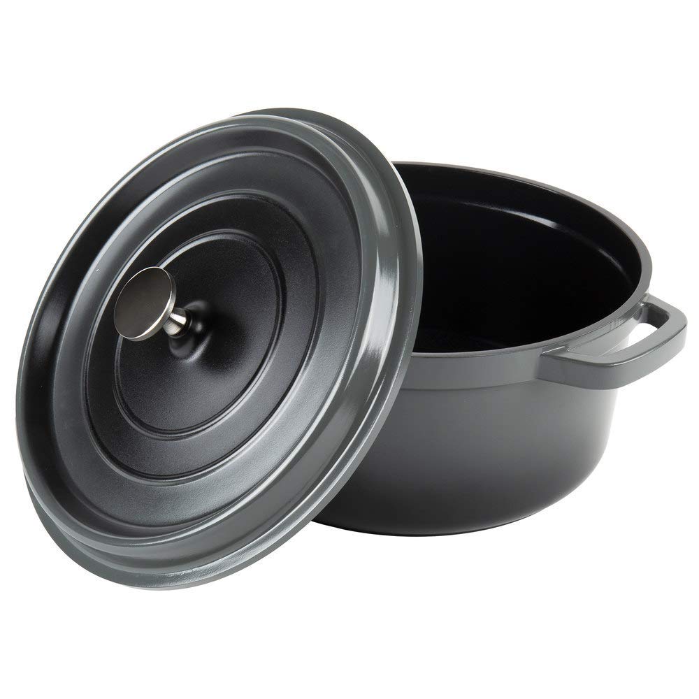 GET 2.5 Quart / Round / Gray Dutch Ovens