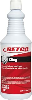 Betco Kling Toilet Bowl Cleaner, Mint Scent, 32 Oz Bottle, Case Of 12