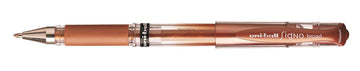 146813 "Signo Um-153" Gel Pen - Copper by Uni-Ball – 153, broad, 1 mm, Plastic, Bronze, Model 677625000