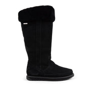 Australia - Womens Boot by EMU – 7, Suede, Sheepskin, Black, Model Georgi
