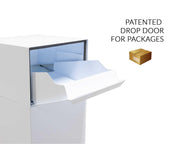 dVault White / 19"L x 19"W x 40"H / Industrial Package Drop Boxes & Lockers