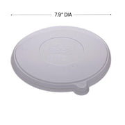 Eco-Products Recycled Flat Bowl Lids by ECO PRODUCTS – 100% Recycled Lid for All coupe and Noodle bowls, 710.0 milliliters, Recycled Plastic, Clear, Pack of 400