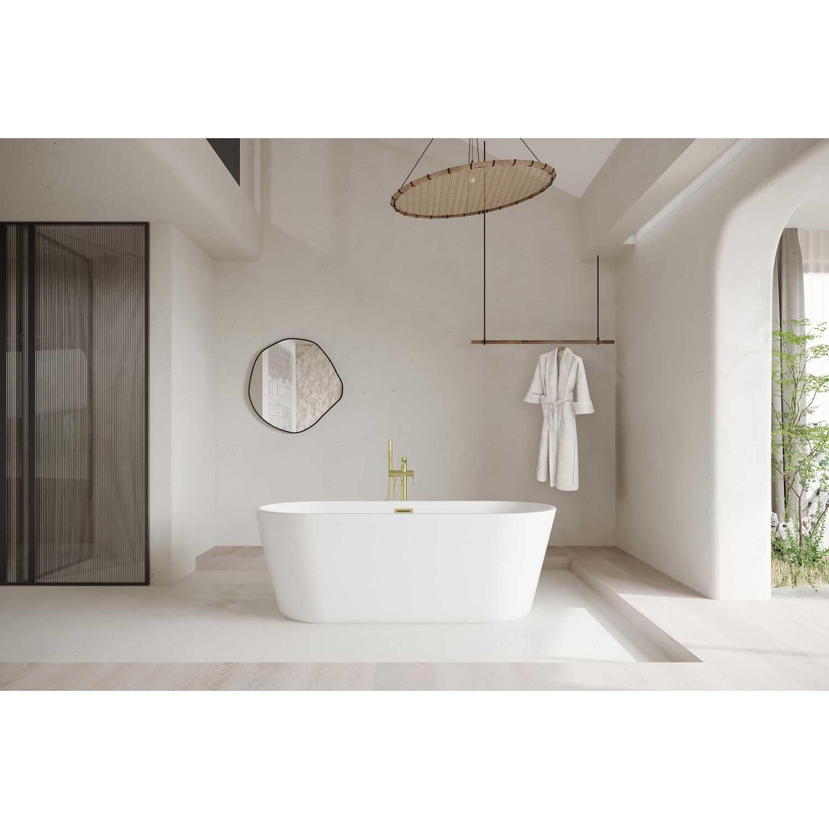 Odette Soaking Bathtub by Lighting Design – Biscuit