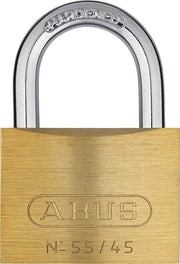 Keyed Padlocks by ABUS – Alloy Steel, Brass, Model 55/45