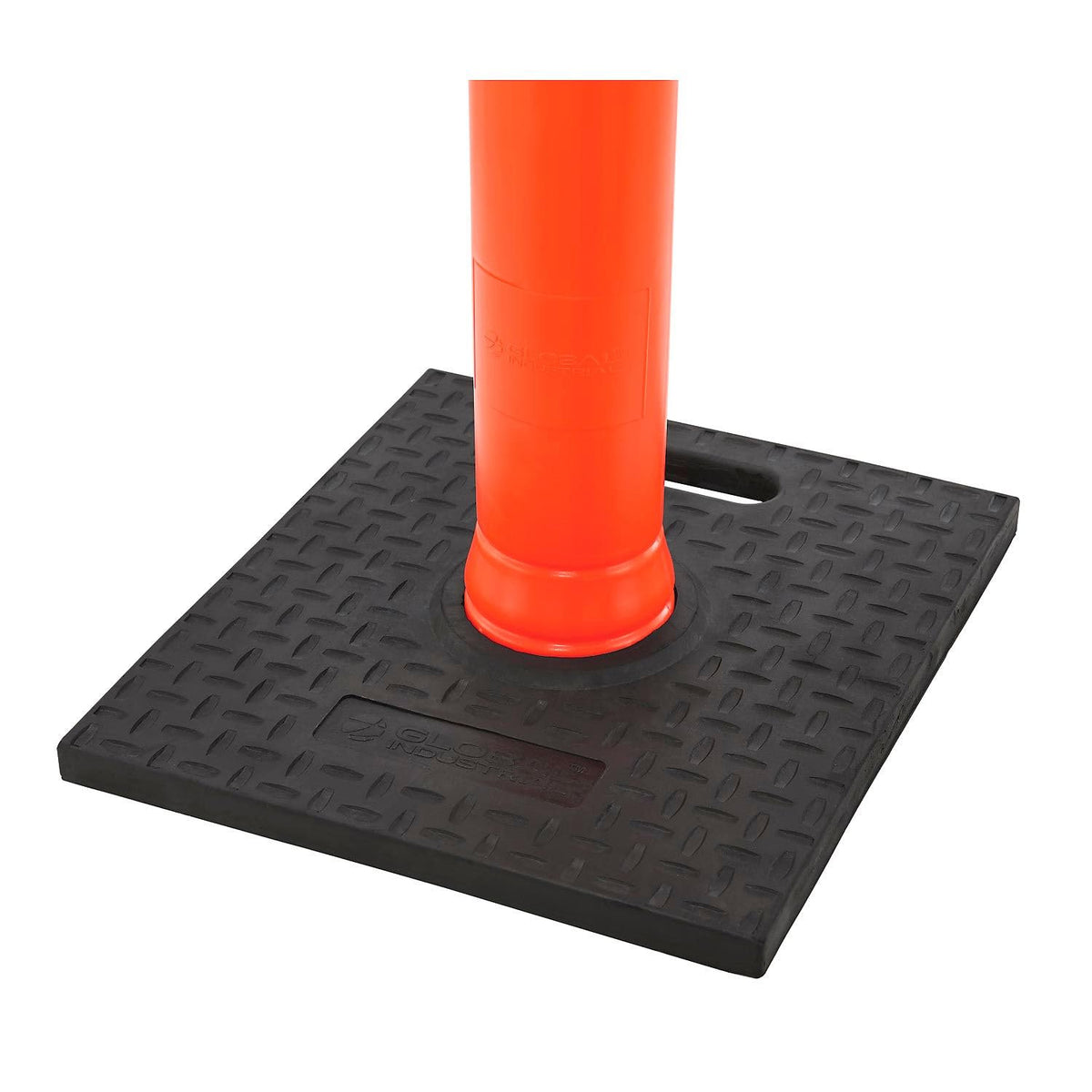 Rubber Base for Delineator Post by Global Industrial – Rubber, Black, Model RD10-R5R-10LBS