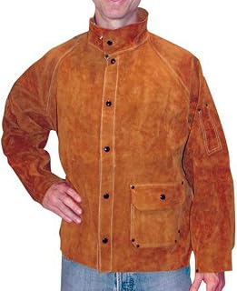 Tillman 3826 26" Premium Dark Brown Leather Welding Jacket, 3X-Large