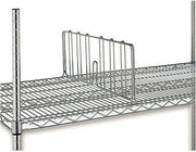 Metro DD18C Super Erecta Chrome Plated Shelf Divider, 18 Width x 8 Height by Metro