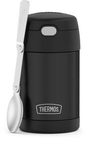FUNTAINER Insulated Food Jar by THERMOS – 16 Ounces (Pack of 6), 16.0 ounces, Stainless Steel, Matte Black (Pack of 6), Pack of 6