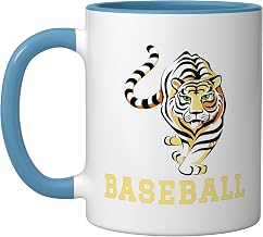 Bloomfield High School Bengals Baseball Ceramic Mug, Blue/White, 11oz