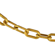 Plastic Barrier Chain by Mr. Chain – 2 IN, Plastic, Gold, Model 50009-100